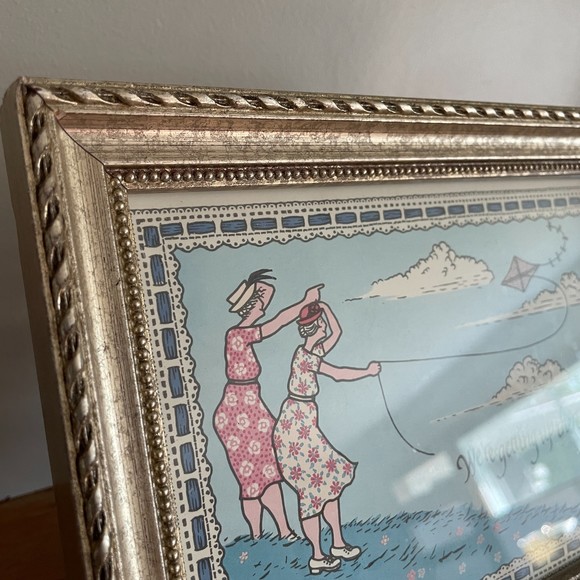 Adorable Punny Wall Art Glass Front Professionally Framed and Mounted Wall Art - Picture 4 of 10